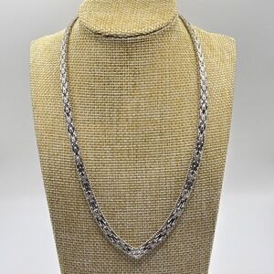 Vintage Riccio Necklace Sterling 925 Silver Italy 32 grams
